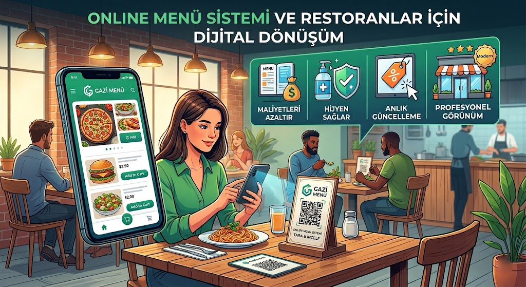 Online Menü Sistemi Nedir? Restoranlar İçin Neden Şart Oldu?